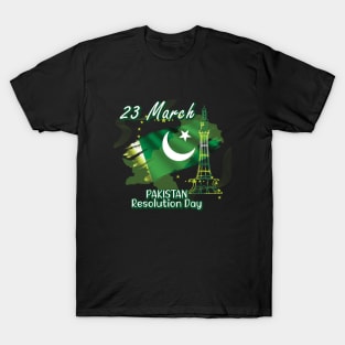 23rd March - Pakistan Resolution Day T-Shirt